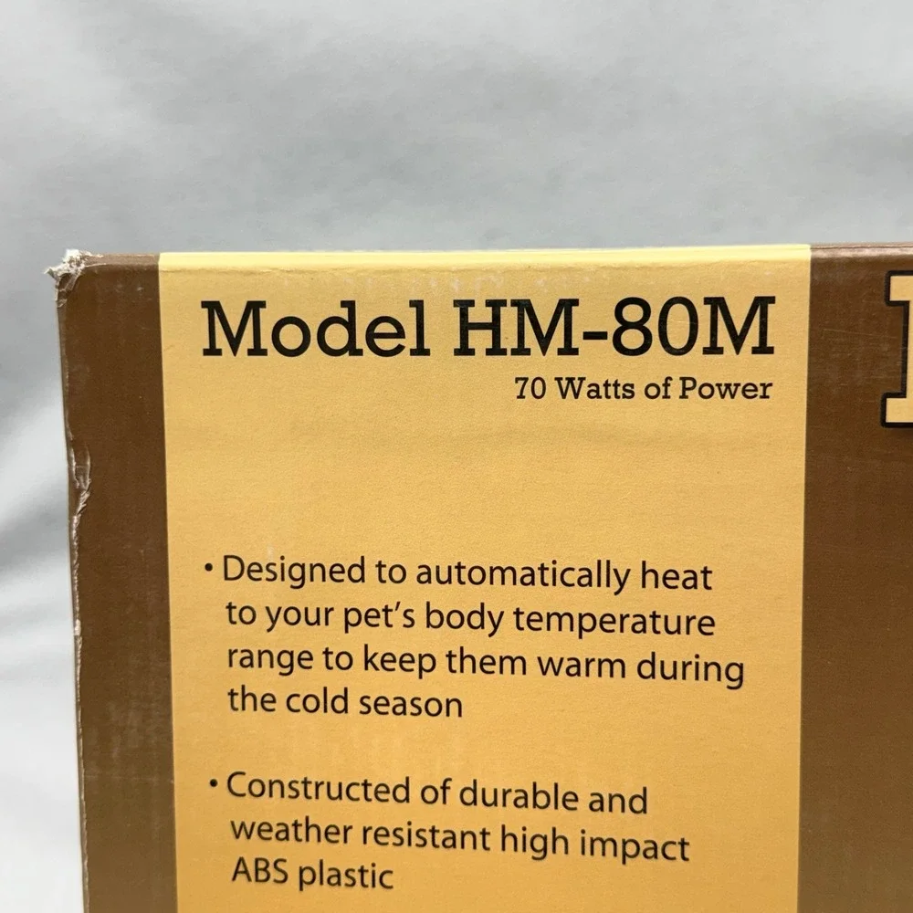 New Farm Innovators Heated Pet Mat Black Medium Heavy Duty Indoor Outdoor